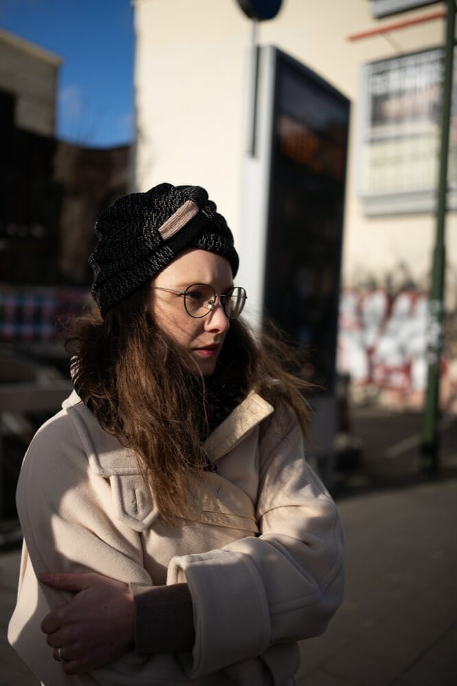 création d'artisane en laine mérinos