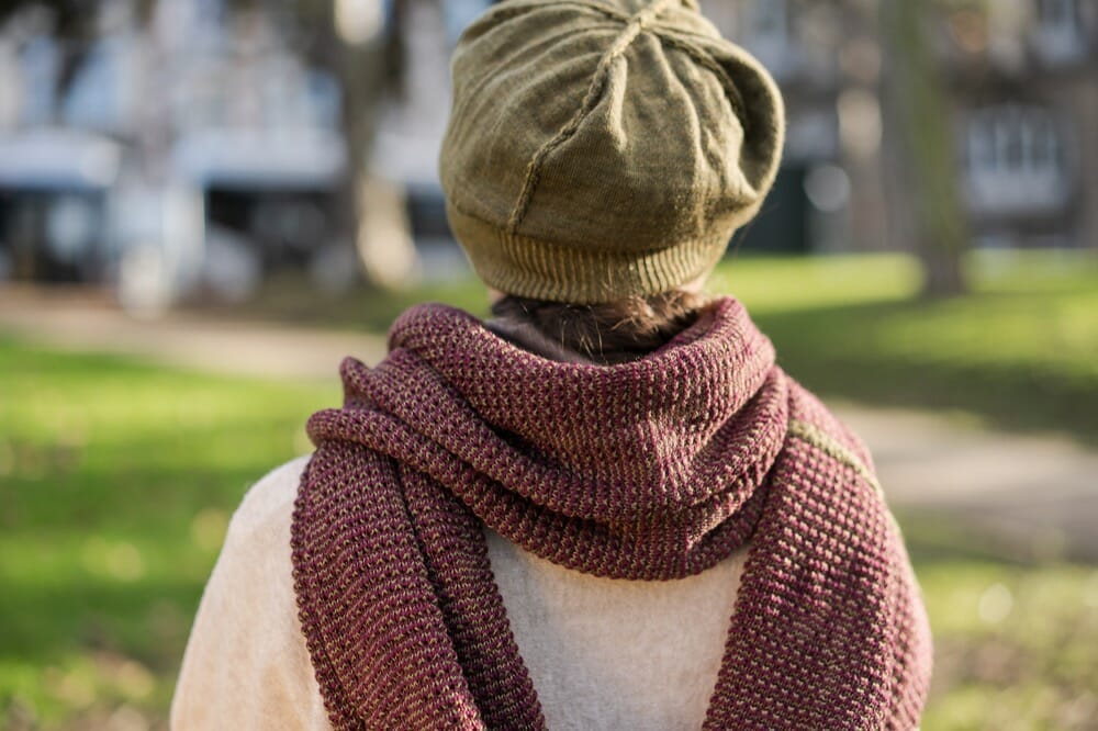 création d'artisane en laine mérinos